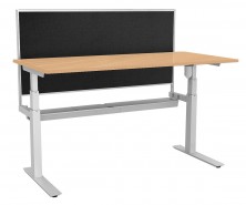 NPM1PWS1875 Rapid Paramount Electric Single Sided Desk 1800 X 750 With Screen